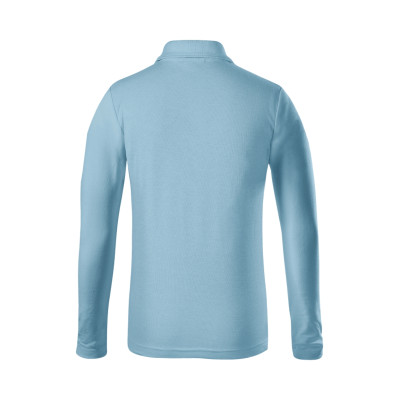 Polokošile dětská 241 Pique Polo LS  - 15 nebesky modrá