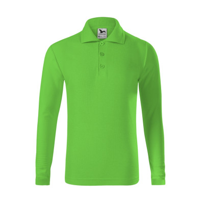 Polokošile dětská 241 Pique Polo LS  - 92 apple green