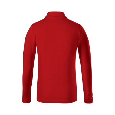 Polokošile dětská 241 Pique Polo LS  - 07 červená