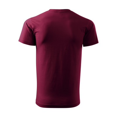 Tričko pánské 129 Basic  - 86 garnet