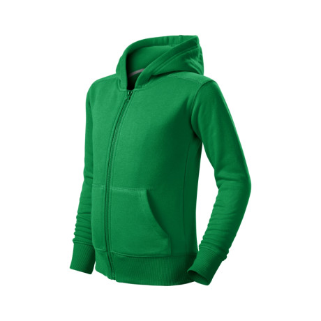 Mikina dětská 412 Trendy Zipper  - 16 středně zelená