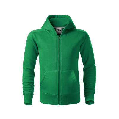 Mikina dětská 412 Trendy Zipper  - 16 středně zelená