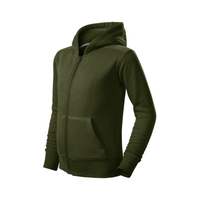 Mikina dětská 412 Trendy Zipper  - 69 military