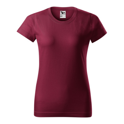 Tričko dámské 134 Basic  - 86 garnet