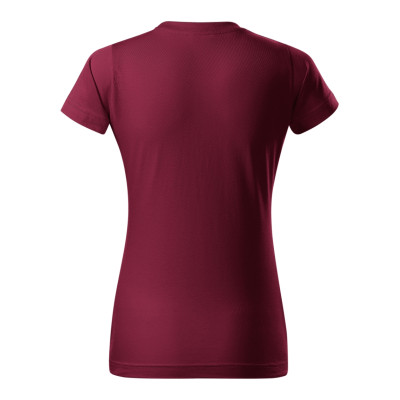 Tričko dámské 134 Basic  - 86 garnet