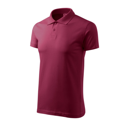 Polokošile pánská 202 Single J.  - 86 garnet