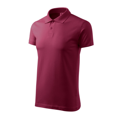 Polokošile pánská 202 Single J.  - 86 garnet