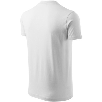 Tričko unisex 102 V-neck  - 00 bílá