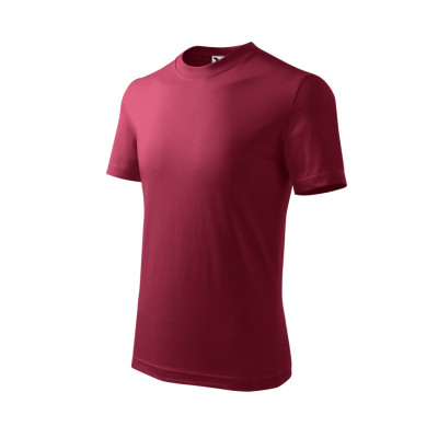 Tričko dětské 138 Basic  - 86 garnet
