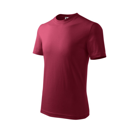 Tričko dětské 138 Basic  - 86 garnet