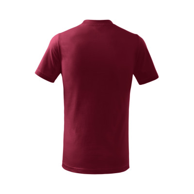 Tričko dětské 138 Basic  - 86 garnet