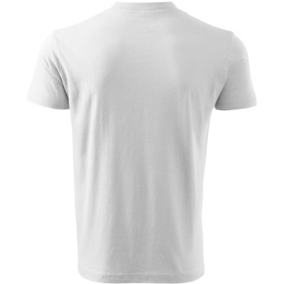 Tričko unisex 102 V-neck  - 00 bílá