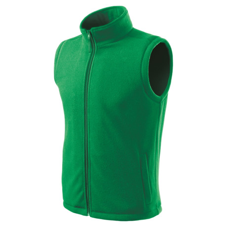 Fleece vesta unisex 518 Next  - 16 středně zelená
