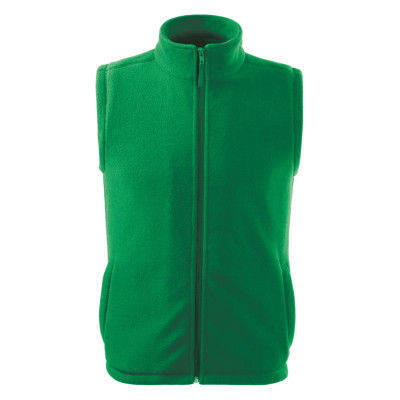 Fleece vesta unisex 518 Next  - 16 středně zelená