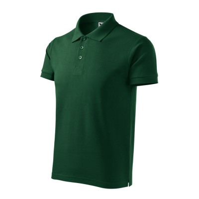 Polokošile pánská 215 Cotton Heavy  - D3 dark green