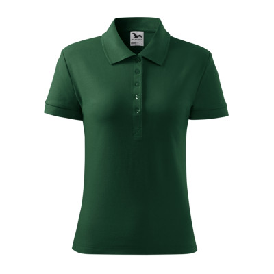 Polokošile dámská 216 Cotton Heavy  - D3 dark green
