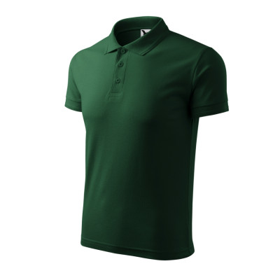Polokošile pánská 203 Pique Polo  - D3 dark green
