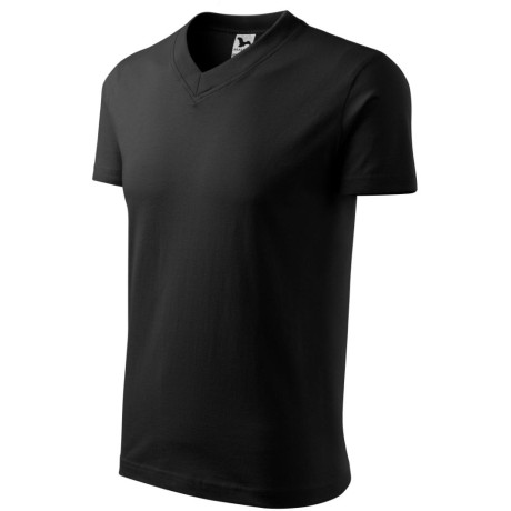 Tričko unisex 102 V-neck  - 01 černá