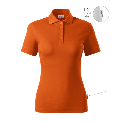 Polokošile dámská R21 Resist Heavy Polo  - LO oranžová 11 (brand label)