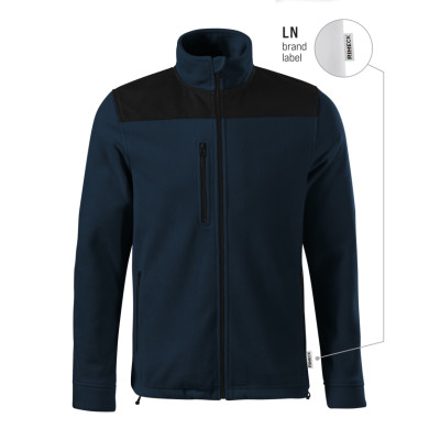 Fleece unisex 530 Effect  - LN námořní modrá 02 (brand label)