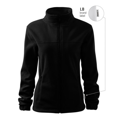 Fleece dámský 504 Jacket  - LB černá 01 (brand label)