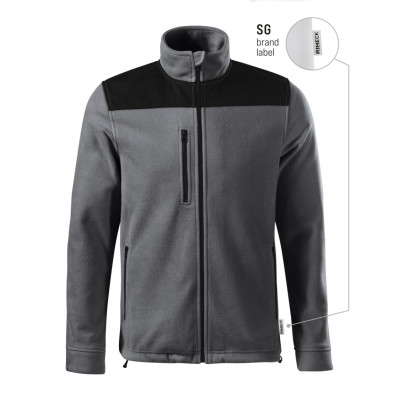 Fleece unisex 530 Effect  - SG ocelově šedá 36 (brand label)