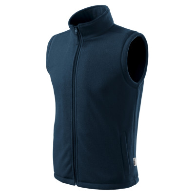 Fleece vesta unisex 518 Next  - LN námořní modrá 02 (brand label)