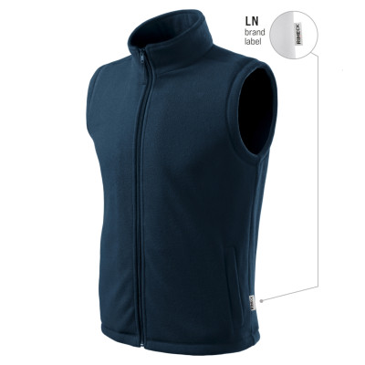 Fleece vesta unisex 518 Next  - LN námořní modrá 02 (brand label)