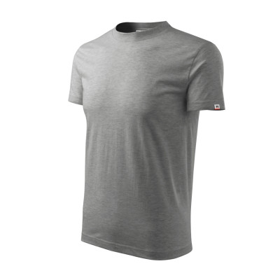 Tričko unisex R06 Base  - GM tmavě šedý melír 12 (brand label)