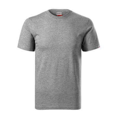 Tričko unisex R06 Base  - GM tmavě šedý melír 12 (brand label)