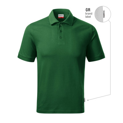 Polokošile pánská R20 Resist Heavy Polo  - GR lahvově zelená 06 (brand label)