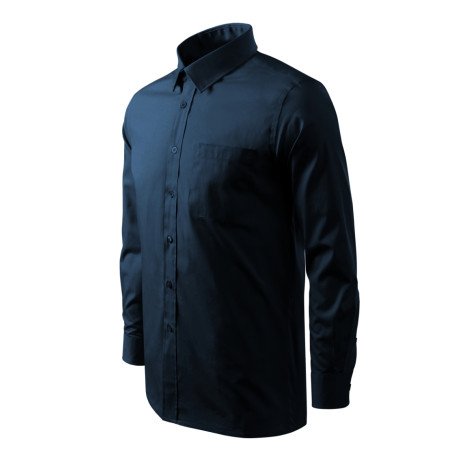 Košile pánská 209 Style LS  - 02 námořní modrá