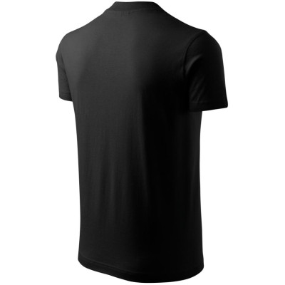 Tričko unisex 102 V-neck  - 01 černá