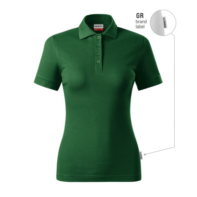 Polokošile dámská R21 Resist Heavy Polo  - GR lahvově zelená 06 (brand label)