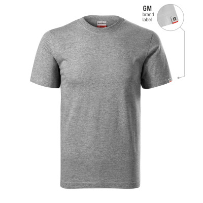 Tričko unisex R07 Recall  - GM tmavě šedý melír 12 (brand label)