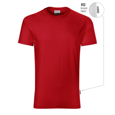 Tričko pánské R01 Resist  - RD červená 07 (brand label)