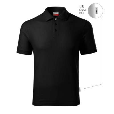 Polokošile pánská R22 Reserve  - LB černá 01 (brand label)