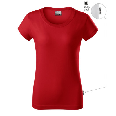 Tričko dámské R02 Resist  - RD červená 07 (brand label)