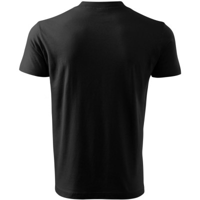 Tričko unisex 102 V-neck  - 01 černá