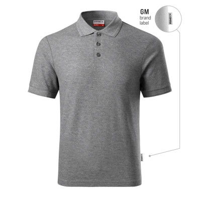 Polokošile pánská R22 Reserve  - GM tmavě šedý melír 12 (brand label)