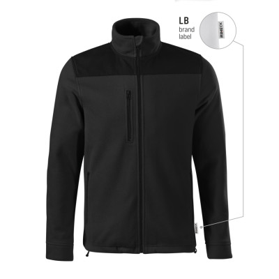 Fleece unisex 530 Effect  - LB černá 01 (brand label)