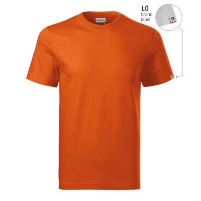 Tričko unisex R06 Base  - LO oranžová 11 (brand label)