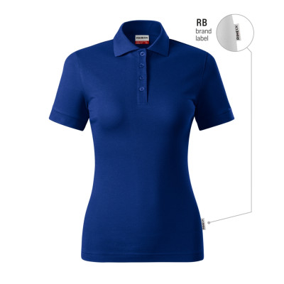 Polokošile dámská R21 Resist Heavy Polo  - RB královská modrá 05 (brand label)