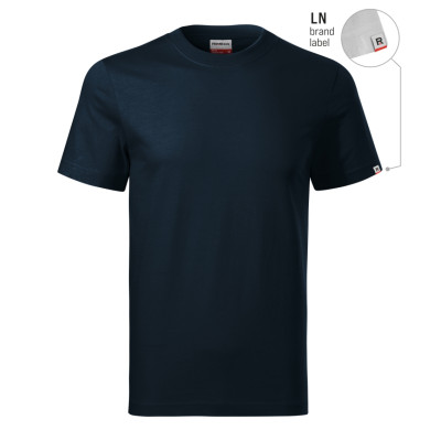 Tričko unisex R06 Base  - LN námořní modrá 02 (brand label)