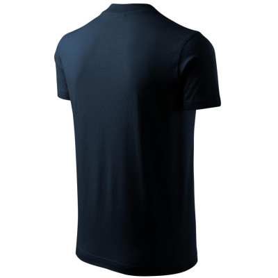 Tričko unisex 102 V-neck  - 02 námořní modrá
