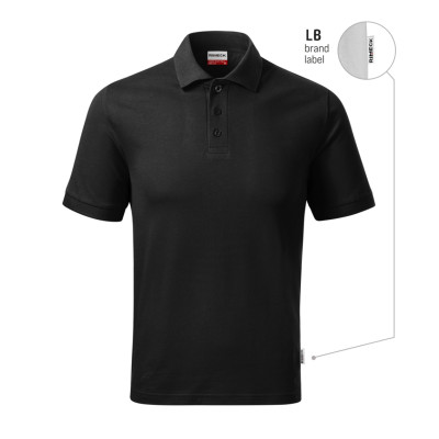 Polokošile pánská R20 Resist Heavy Polo  - LB černá 01 (brand label)