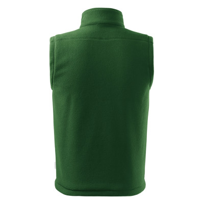 Fleece vesta unisex 518 Next  - GR lahvově zelená 06 (brand label)