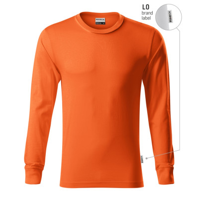 Triko unisex R05 Resist LS  - LO oranžová 11 (brand label)