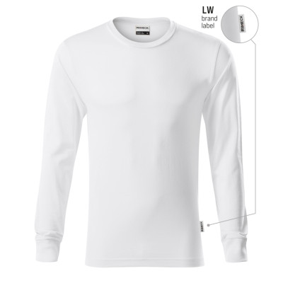 Triko unisex R05 Resist LS  - LW bílá 00 (brand label)