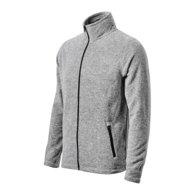 Micro fleece pánský 852 Factor  - M3 stříbrný melír
